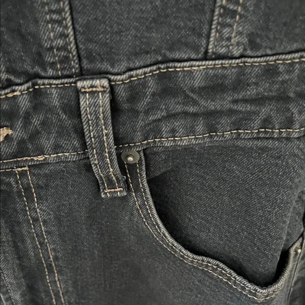 Universal Thread Charcoal Button-Up Denim Maxi Dress - Picture 6 of 12